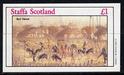 Staffa 1982 N American Indian Culture imperf souvenir sheet unmounted mint (£1 value)