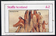 Staffa 1982 N American Indian Culture imperf deluxe sheet unmounted mint (£2 value) unmounted mint