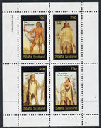 Staffa 1982 N American Indians #08 perf set of 4 values unmounted mint