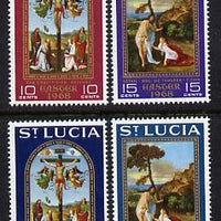 St Lucia 1968 Easter perf set of 4 unmounted mint SG 245-8