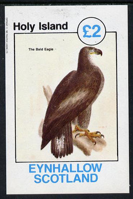 Eynhallow 1982 Bald Eagle imperf deluxe sheet (£2 value) unmounted mint