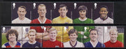 Great Britain 2013 Football Heroes set of 11 values unmounted mint