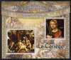 Ivory Coast 2013 Art Masterpieces from the Western World - Renaissance & Mannerism - Correggio perf sheetlet containing 2 values unmounted mint