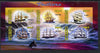 Djibouti 2013 Sailing Ships #2 imperf sheetlet containing 6 values unmounted mint