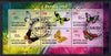 Ivory Coast 2013 Butterflies #4 perf sheetlet containing 6 values fine cto used