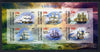 Ivory Coast 2013 Sailing Ships #1 imperf sheetlet containing 6 values unmounted mint