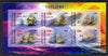 Ivory Coast 2013 Sailing Ships #2 imperf sheetlet containing 6 values unmounted mint