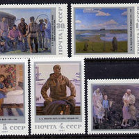 Russia 1987 Paintings set of 5 unmounted mint, SG 5806-10