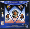 Mali 2013 Rossica Stamp Exhibition - Russian Astronauts #29 perf sheetlet containing 3 values (2 triangulars & one diamond shaped) unmounted mint