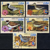Cuba 2002 Espana Stamp Exhibition - Birds set of 5 fine cto used SG 4585-89