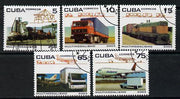 Cuba 2003 Transport set of 5 fine cto used SG 4653-58