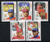 Cuba 2002 Baseball Championship set of 5 fine cto used SG 4607-11