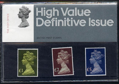 Great Britain 1977-87 Machin - Large Format set of 3 in Official Presentation Pack (No.91)