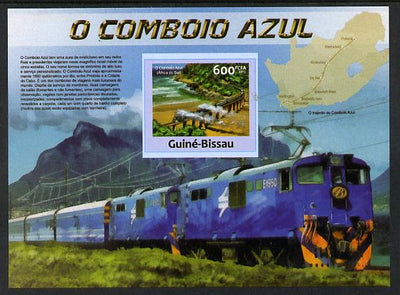Guinea - Bissau 2013 Blue Train #3 imperf m/sheet unmounted mint. Note this item is privately produced and is offered purely on its thematic appeal
