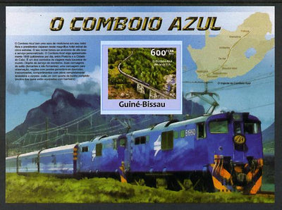 Guinea - Bissau 2013 Blue Train #5 imperf m/sheet unmounted mint. Note this item is privately produced and is offered purely on its thematic appeal