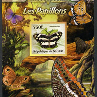 Niger Republic 2013 Butterflies #3 imperf m/sheet unmounted mint. Note this item is privately produced and is offered purely on its thematic appeal