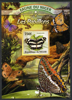 Niger Republic 2013 Butterflies #3 imperf m/sheet unmounted mint. Note this item is privately produced and is offered purely on its thematic appeal