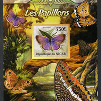 Niger Republic 2013 Butterflies #4 imperf m/sheet unmounted mint. Note this item is privately produced and is offered purely on its thematic appeal