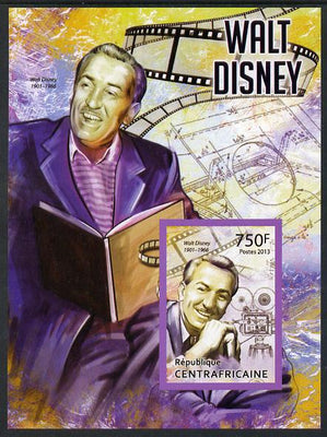 Central African Republic 2013 Walt Disney #3 imperf m/sheet unmounted mint. Note this item is privately produced and is offered purely on its thematic appeal