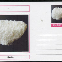 Chartonia (Fantasy) Minerals - Calcite postal stationery card unused and fine