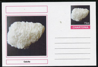 Chartonia (Fantasy) Minerals - Calcite postal stationery card unused and fine