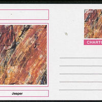 Chartonia (Fantasy) Minerals - Jasper postal stationery card unused and fine