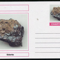 Chartonia (Fantasy) Minerals - Siderite postal stationery card unused and fine