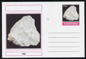 Chartonia (Fantasy) Minerals - Talc postal stationery card unused and fine