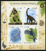 Mali 2013 The Prehistoric World imperf sheetlet containing 4 values unmounted mint