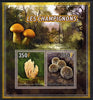 Djibouti 2013 Fungi #4 perf sheetlet containing 2 values unmounted mint