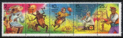 Russia 1993 Characters from Children's Books #2 se-tenant strip of 5 unmounted mint, SG 6391a, Mi 289-93