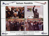 Congo 2013 Nelson Mandela #4 perf sheetlet containing four values,with Concorde in border unmounted mint. Note this item is privately produced and is offered purely on its thematic appeal.