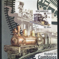 Mozambique 2013 Steam Trains #02 imperf s/sheet unmounted mint