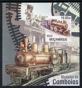 Mozambique 2013 Steam Trains #03 imperf s/sheet unmounted mint