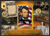 Ivory Coast 2013 Celebrities of the last Millennium - Abraham Lincoln perf deluxe sheet containing one rectangular value unmounted mint