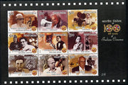 India 2013 Centenary of Indian Cinema #2 perfsheetlet containing 9 values unmounted mint