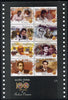 India 2013 Centenary of Indian Cinema #5 perfsheetlet containing 9 values unmounted mint
