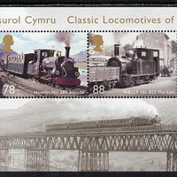 Great Britain 2014 Classic Locomotives of Wales perf m/sheet unmounted mint