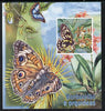 Mozambique 2013 Butterflies #3 imperf deluxe sheet unmounted mint. Note this item is privately produced and is offered purely on its thematic appeal