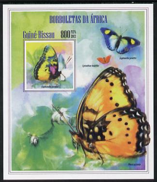 Guinea - Bissau 2013 Butterflies #10 imperf m/sheet unmounted mint. Note this item is privately produced and is offered purely on its thematic appeal