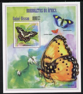 Guinea - Bissau 2013 Butterflies #13 imperf m/sheet unmounted mint. Note this item is privately produced and is offered purely on its thematic appeal