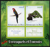 Mali 2014 Parrots & Bonsai imerf sheetlet containing two values & two labels unmounted mint