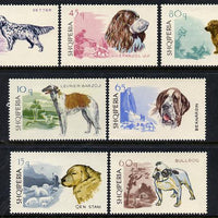 Albania 1966 Dogs set of 7 unmounted mint SG 1064-70
