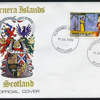 Bernera 1978 Giacomo Puccini perf 8p on Official unaddressed cover with first day cancel