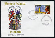 Bernera 1978 Giacomo Puccini perf 8p on Official unaddressed cover with first day cancel