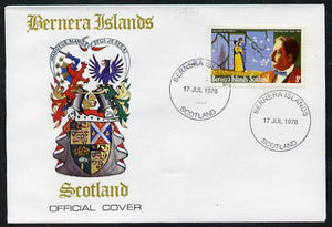 Bernera 1978 Giacomo Puccini perf 8p on Official unaddressed cover with first day cancel