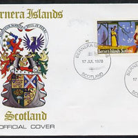 Bernera 1978 Giacomo Puccini imperf 8p on Official unaddressed cover with first day cancel