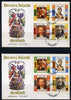 Bernera 1978 Coronation 25th Anniversary perf set of 8 on 2 special covers with first day cancels