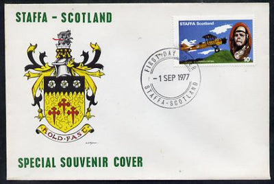 Staffa 1977 Chicago-San Francisco Air Mail 10p (from Lindbergh's Flight Anniversary set) on cover with first day cancel