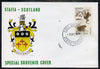Staffa 1979 Frogs - Green Toad 13p perf on cover with first day cancel